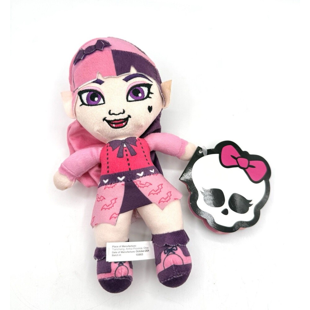 Monster High Draculaura Stuffed Soft Plush Toy 8-Inch New